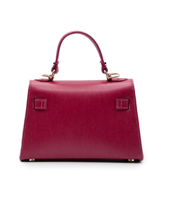 Borsa - Mini Cloud Fuxia - Vera Pelle