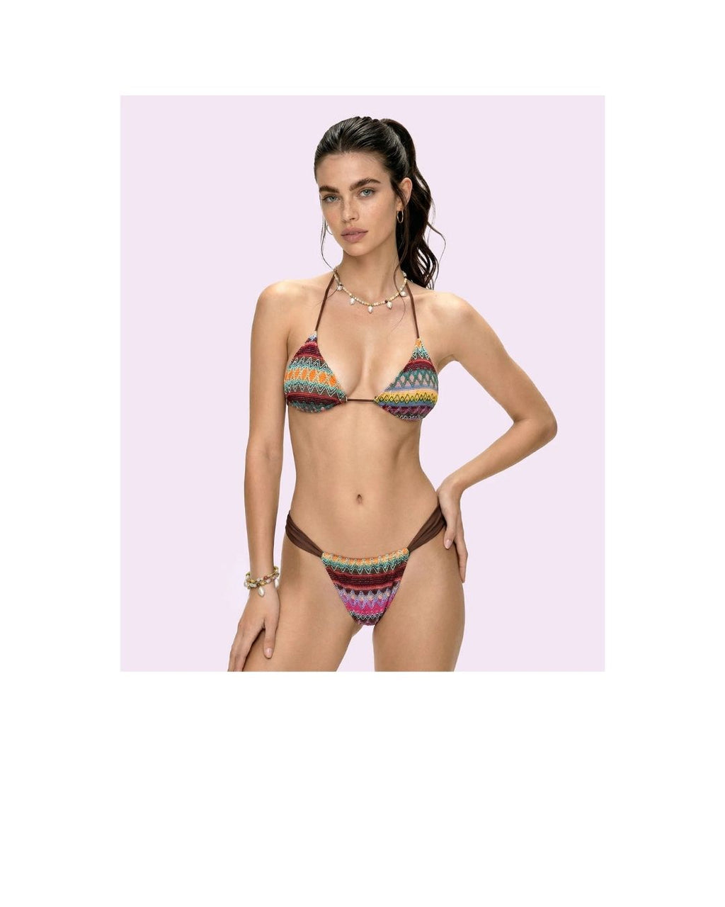 Bikini con slip fisso - F**K