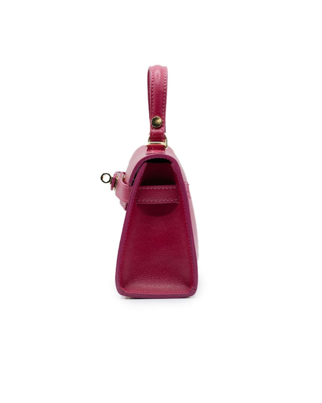 Borsa - Mini Cloud Fuxia - Vera Pelle