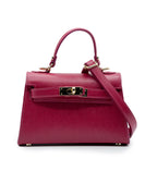 Borsa - Mini Cloud Fuxia - Vera Pelle