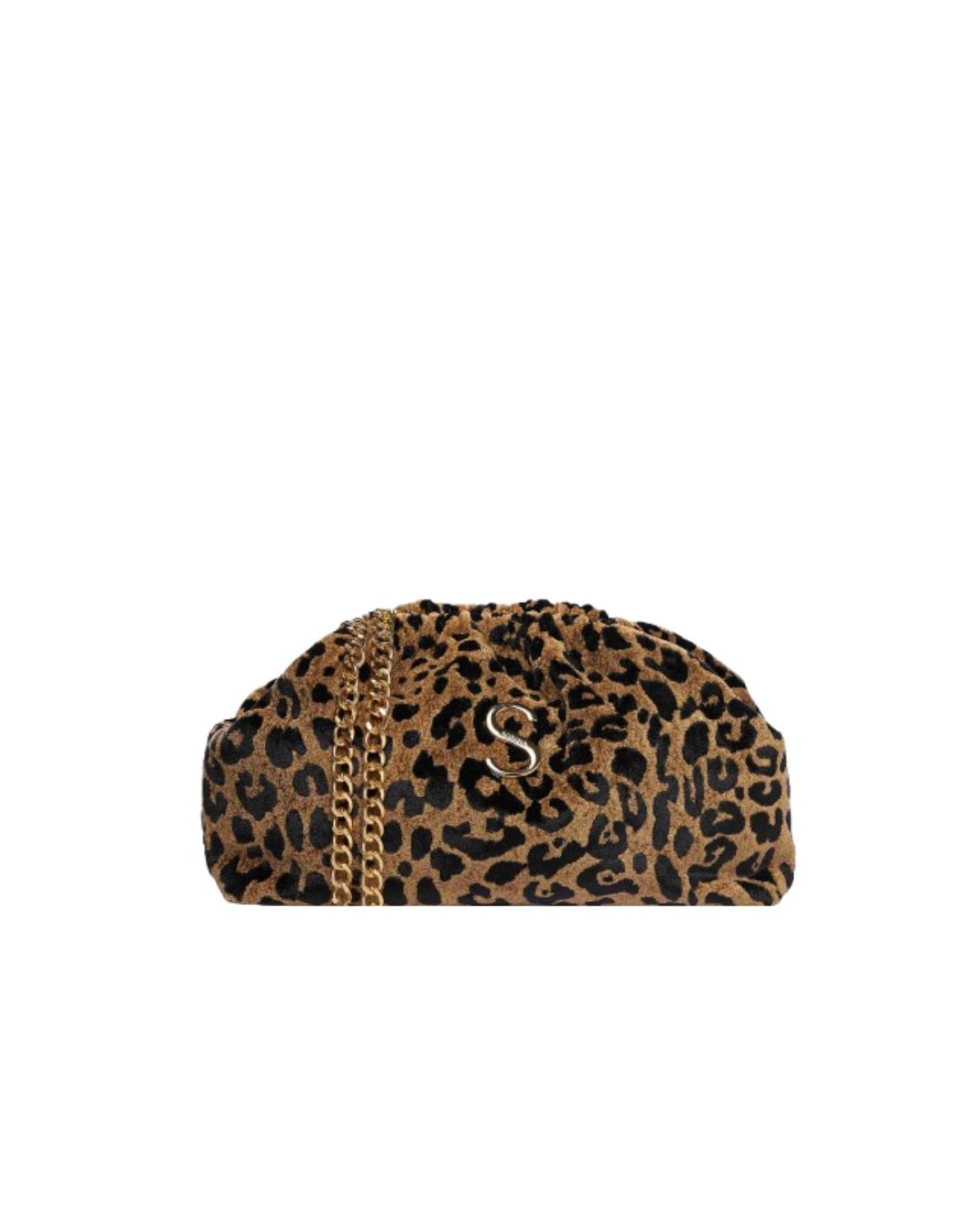 Borsa - Leopard Velvet Bucket - Sorena