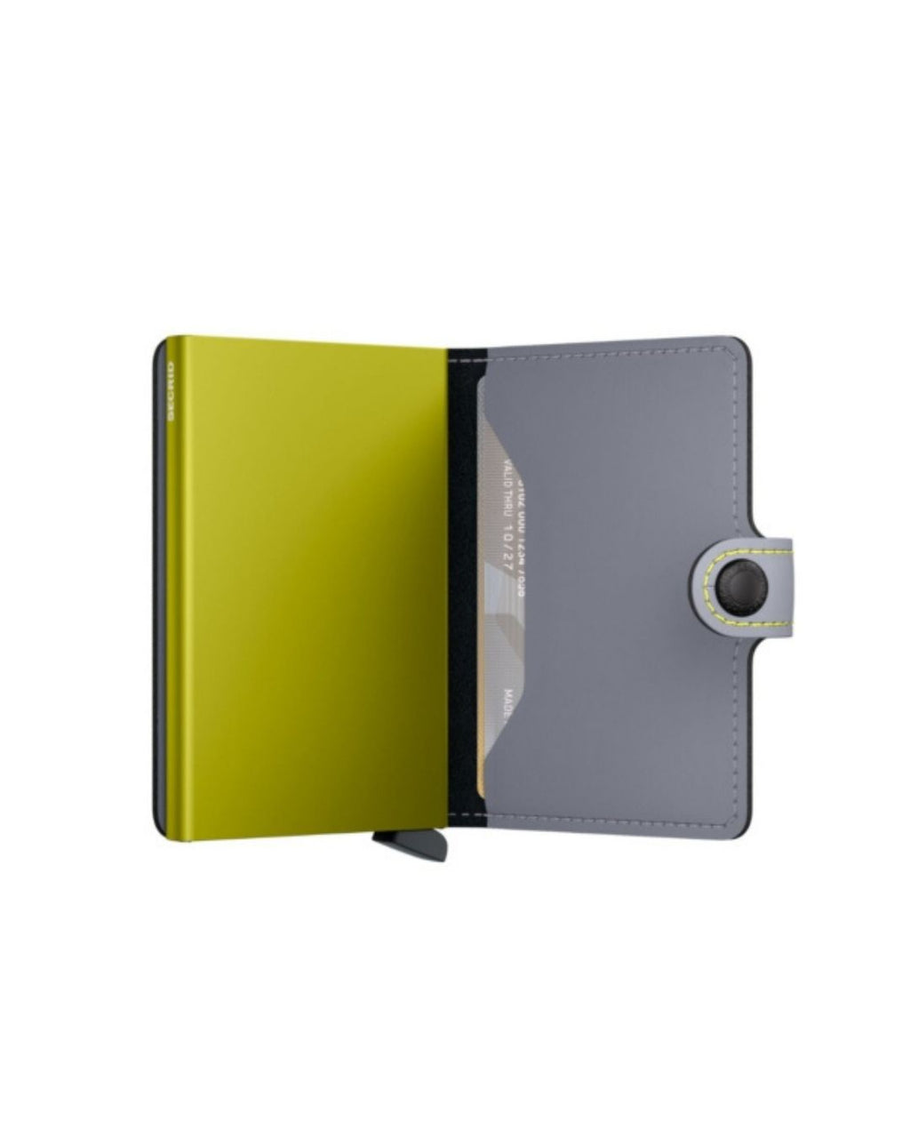 Portafoglio - Matte Grey & Lime - Secrid