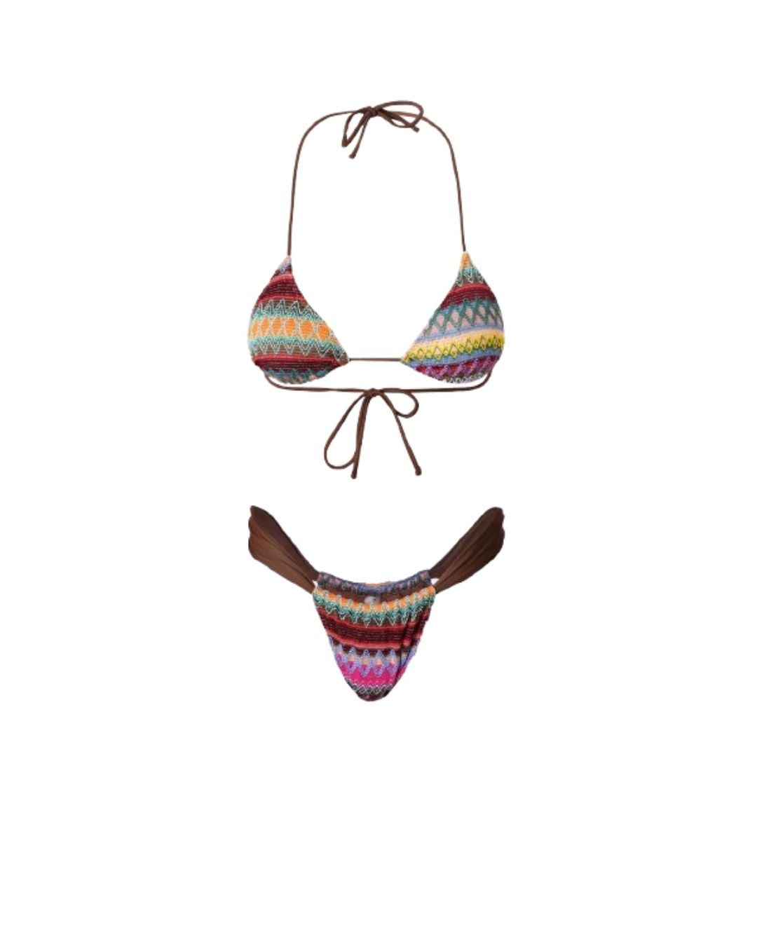 Bikini con slip fisso - F**K
